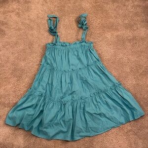 Forever 21 Tiered Tie Sleeve Mini Dress